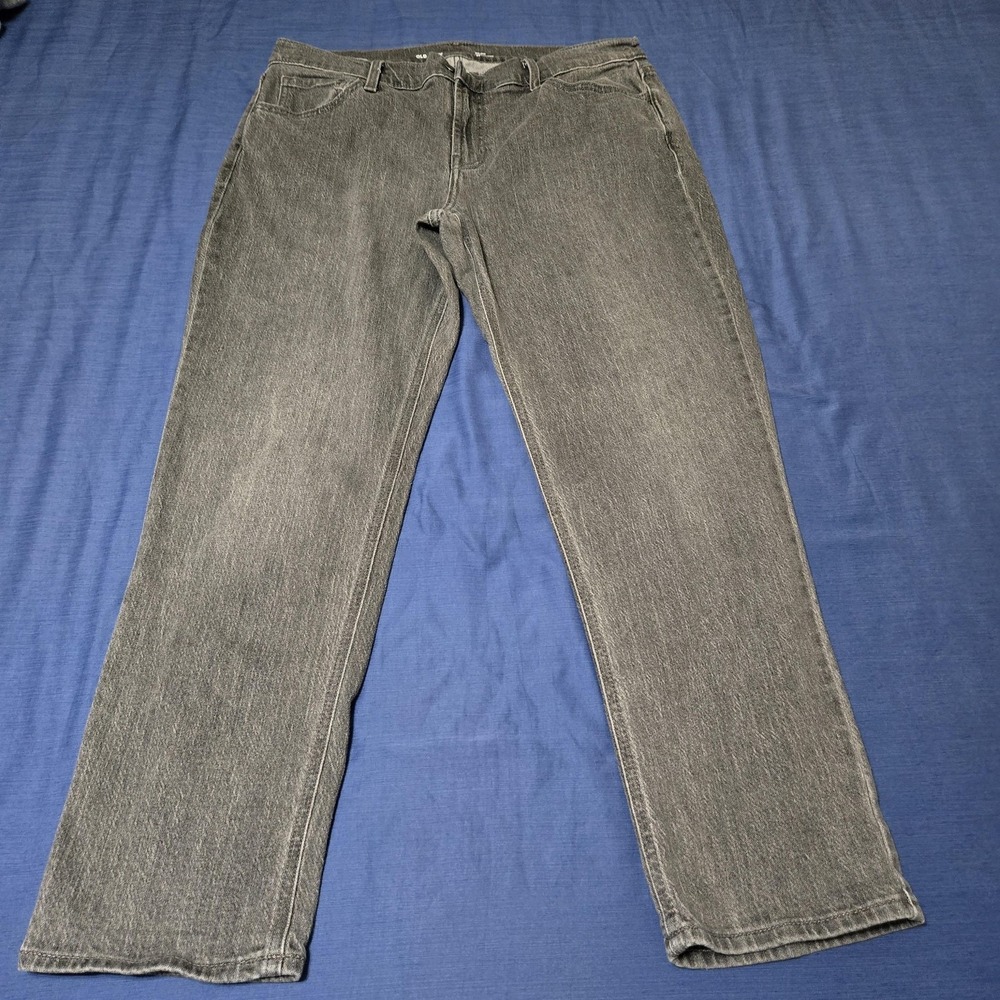 Old Navy Jeans Womens 12 Short Gray Medium Wash Mid‎ Rise Wow Boyfriend Stretch